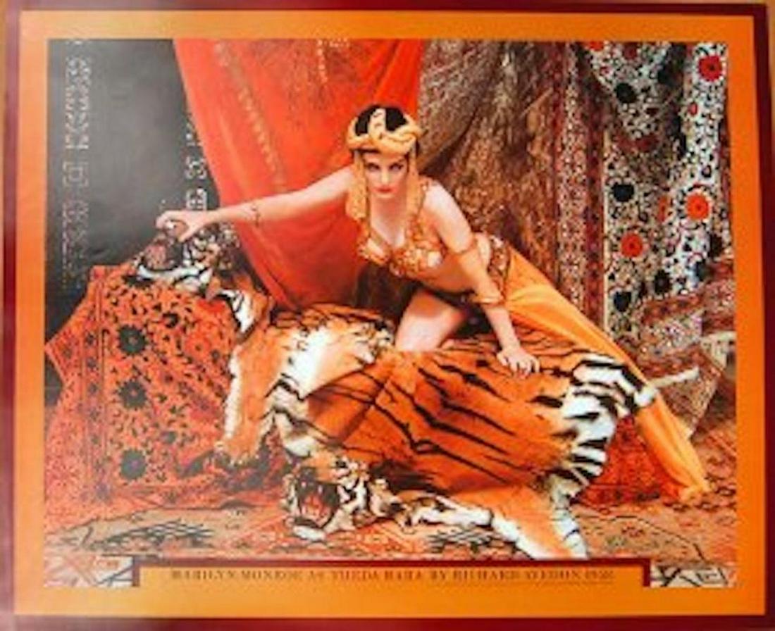AVEDON PHOTO OF MARILYN MONROE AS THEDA BARA: RICHARD AVEDON PHOTO OF MARILYN MONROE DEPICTING OTHER GODDESSES OF THE SCREEN