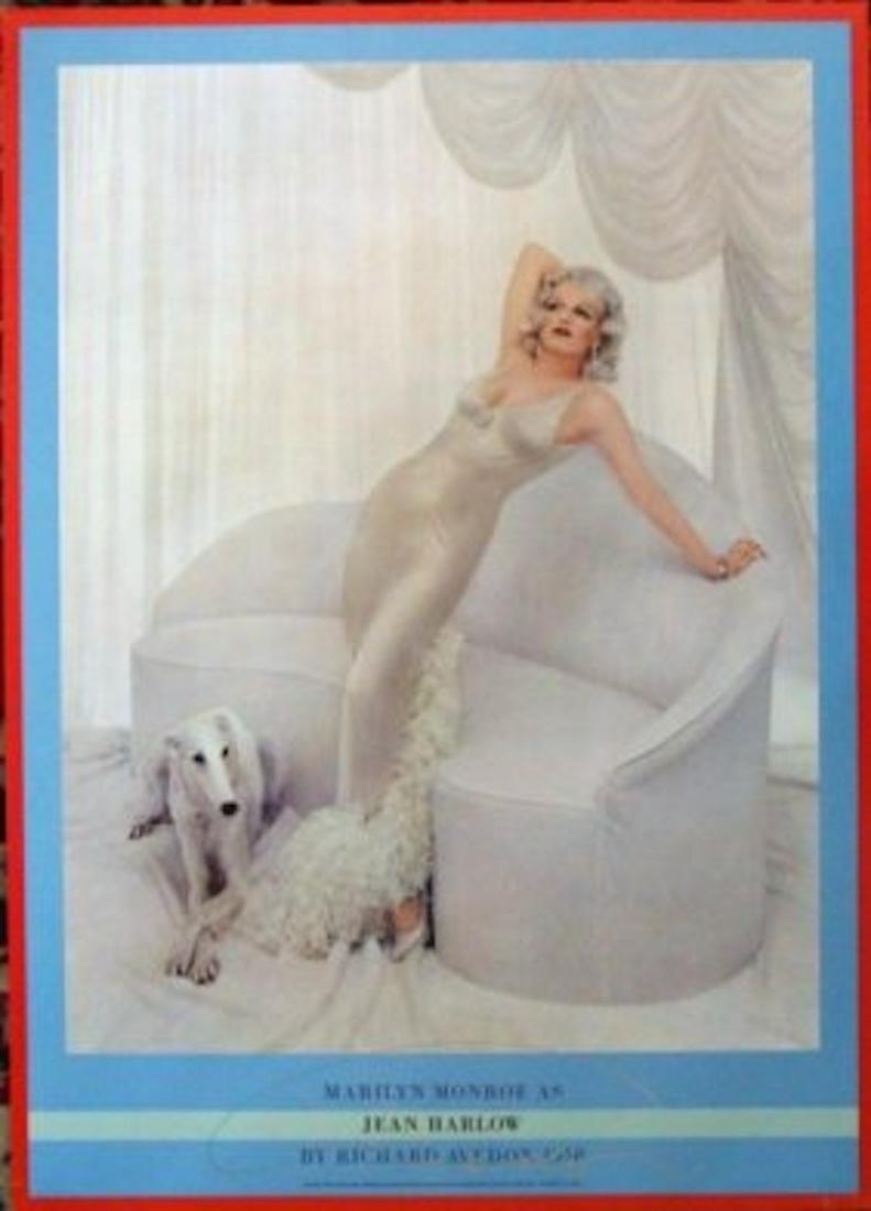 RICHARD AVEDON - "MARILYN MONROE AS JEAN HARLOW": RICHARD AVEDON - "MARILYN MONROE AS JEAN HARLOW" DEPICTING AS THE GODDESS OF THE SCREEN