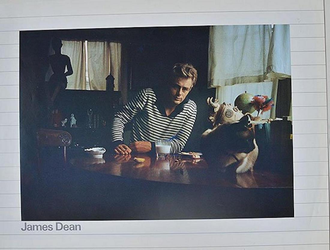 JAMES DEAN LEANING ON TABLE POSTER liquidation 50% off: JAMES DEAN LEANING ON TABLE POSTER. 19 X 25. MEASURES 19 X 25 liquidation 50% off ,