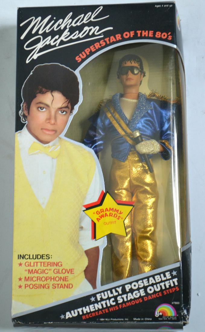 MICHAEL JACKSON DOLL W/ "GRAMMY AWARDS "OUTFIT: MICHAEL JACKSON DOLL W/ "GRAMMY AWARDS "OUTFIT,VERY GOOD CONDITION