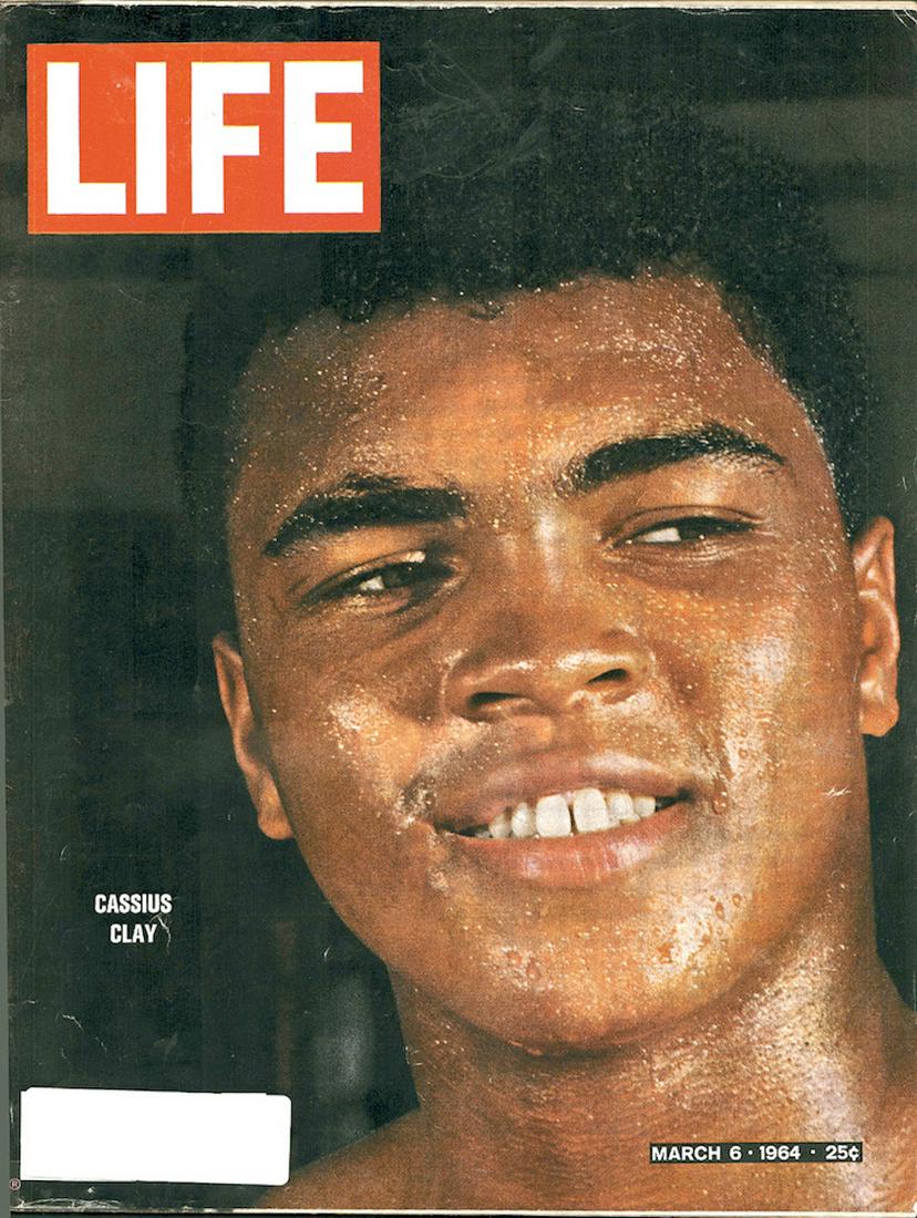 1964 LIFE Magazine w/ Cassius Clay on the Front Covered: 1964 LIFE Magazine w/ Cassius Clay on the Front Covered. This is a fulled and complete LIFE Magazine issue dated March 6, 1964. It is in very good condition. PLEASE NOTE THAT FOR PRIVACY REASONS WE "W