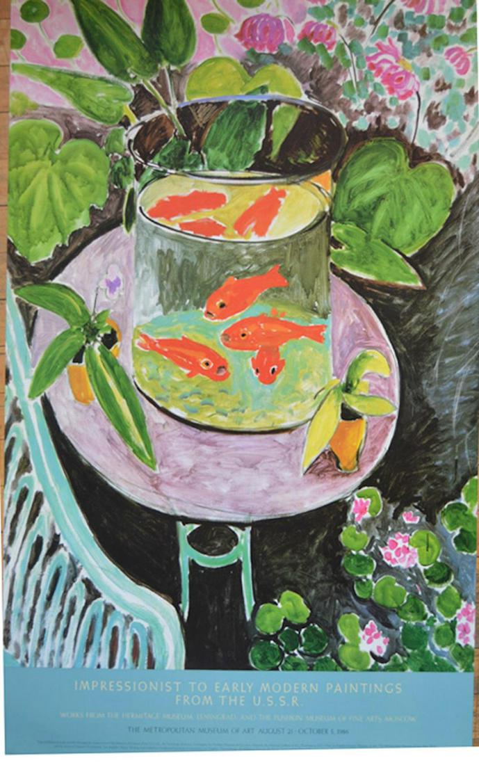 MATISSE "WORKS FROM THE HERMITAGE MUSEUM, USSR,: MATISSE "WORKS FROM THE HERMITAGE MUSEUM, USSR, LENINGRAD". EXHIBITION FROM THE METROPOLITAN MUSEUM, 1986