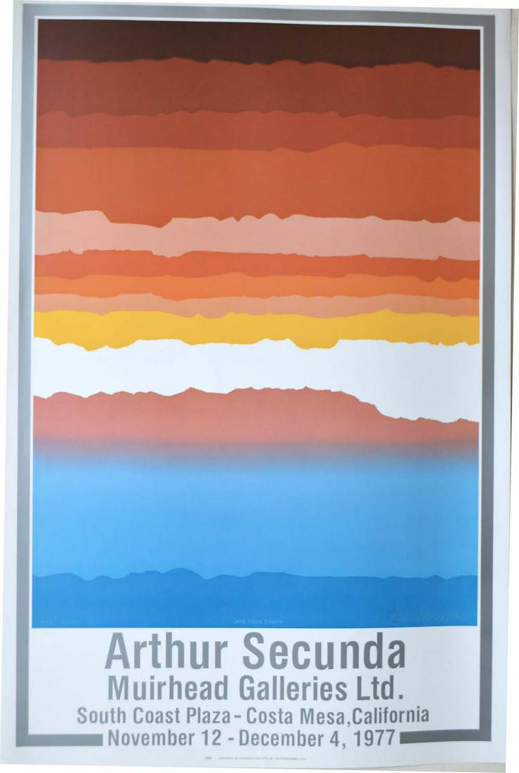 ARTHUR SECUNDA - "ONE FINE DAWN": ARTHUR SECUNDA - "ONE FINE DAWN", 1977, 23 X 35, GOOD CONDITION (3)