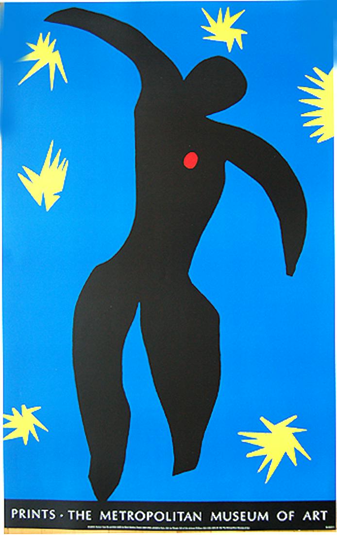 HENRI MATISSE- PRINT: HENRI MATISSE- PRINT. METROPOLITAN MUSEUM OF ART 22 X 34.1/2 INCH IN GOOD CONDITION NEVER WAS FRAMED PRINT SHOW IN 1980S IN THE MET. ORIGINAL METROPOLITAN MUSEUM POSTERS, VINTAGE FROM THE 1980's.