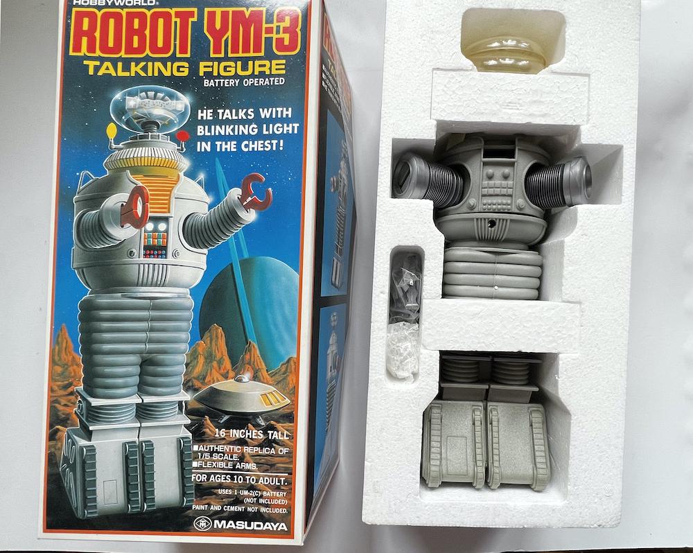 HOBBY WORLD "ROBOT YM-3" TALKING FIGURE: HOBBY WORLD "ROBOT YM-3" TALKING FIGURE, UNUSED, VERY GOOD CONDITION