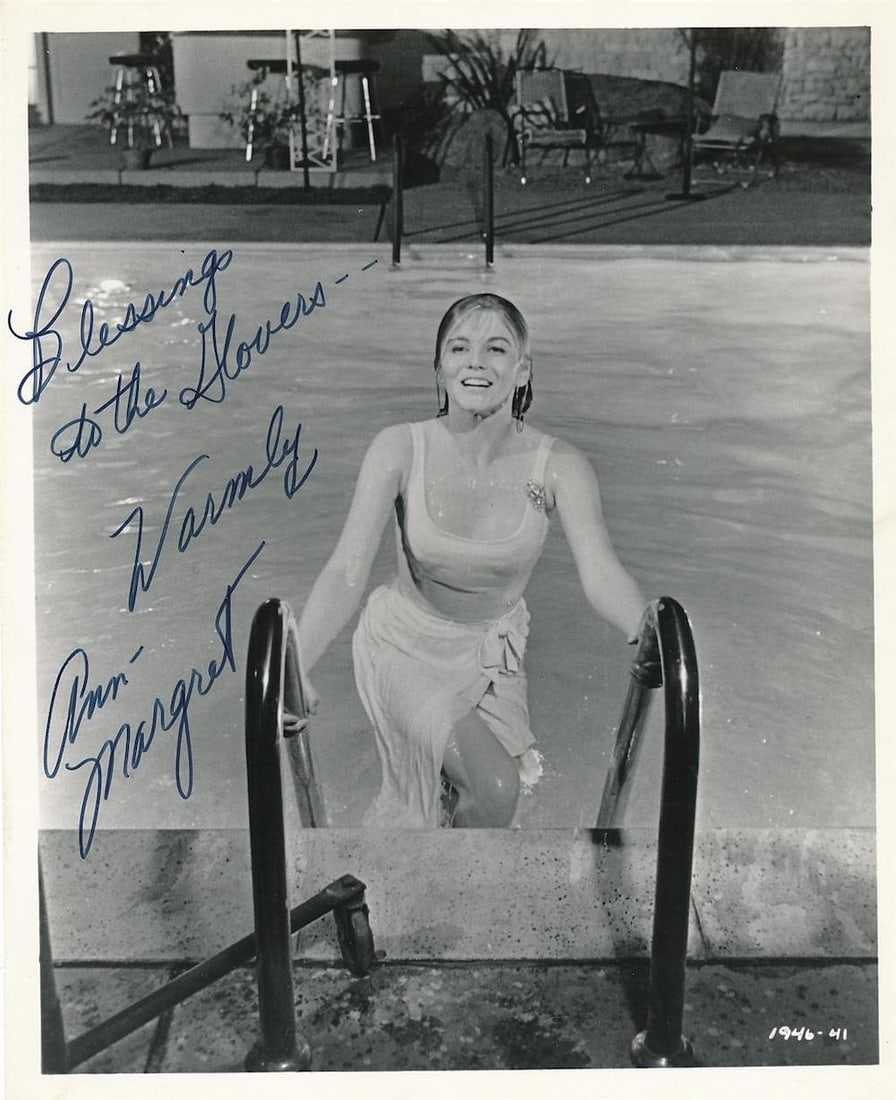 Ann Margret- 8 x 10 Signed Vintage B&W Photograph w/COA: Ann Margret- 8 x 10 Signed Vintage B&W Photograph w/COA. B&W vintage photograph signed and inscribed in black felt tip ink by Ann Margret. In great condition. Ann-Margret, also Ann-Margret Olsson is a