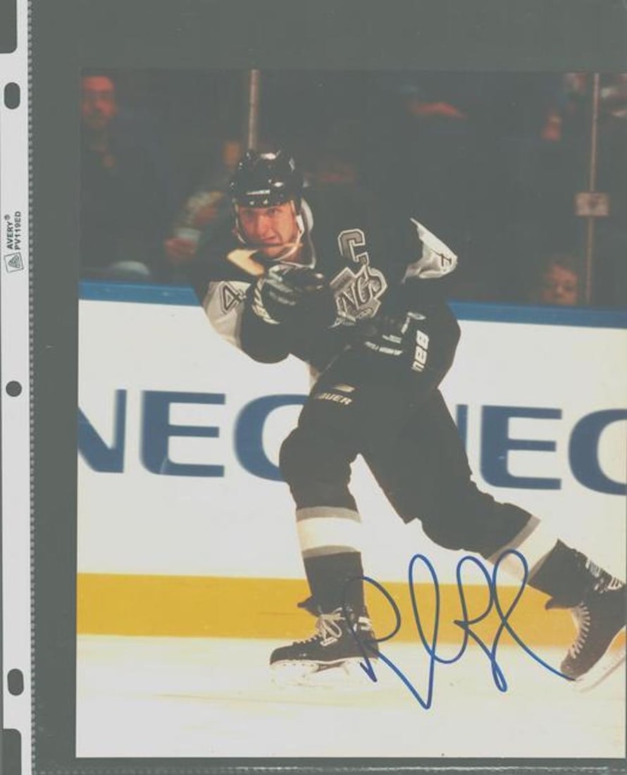 Rob Blake - SIGNED 8 X 10 PHOTOGRAPH W/COA: Rob Blake - SIGNED 8 X 10 PHOTOGRAPH W/COA. A SIGNED PHOTOGRAPH OF ROB BLAKE. SIGNED BY HIM. COMES WITH COA. VERY GOOD CONDITION