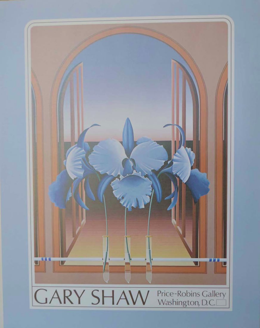 GARY SHAW - "PRICE - ROBINS GALLERY": GARY SHAW - "PRICE - ROBINS GALLERY", 1983, 22 X 28, GOOD CONDITION