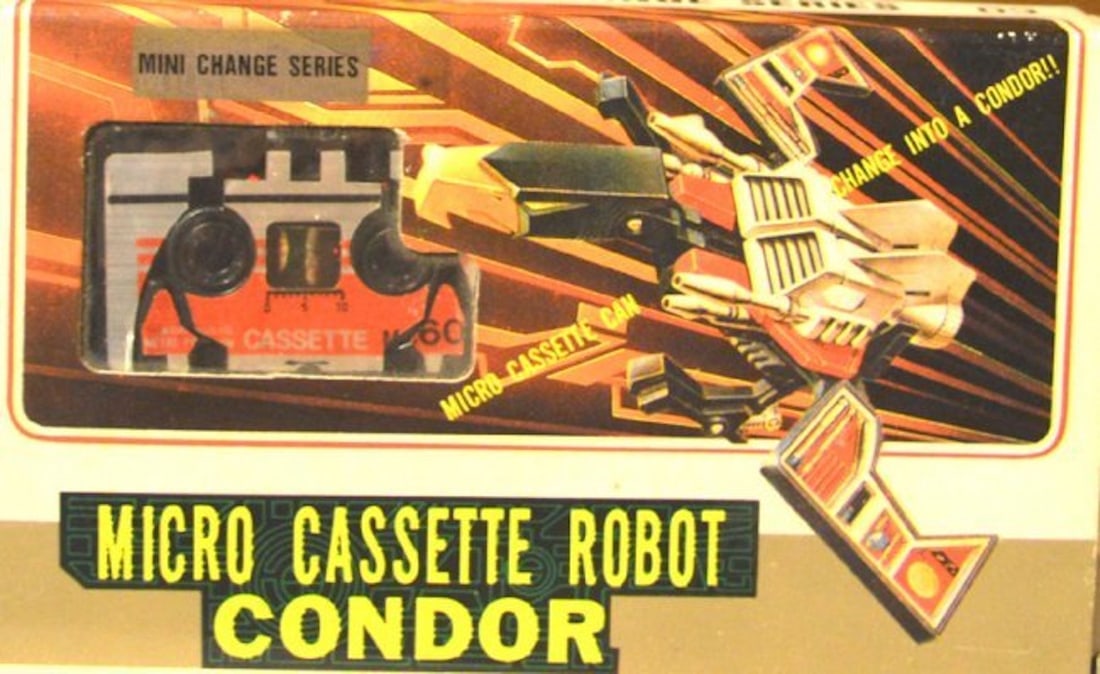 MICRO CASSETTE ROBOT CONDOR MINI CHANGE SERIES (CR) #2: MICRO CASSETTE ROBOT CONDOR MINI CHANGE SERIES (CR) #2MINT IN BOX. COMPLETE AND INTACT