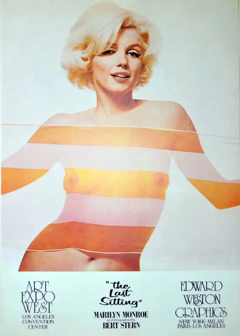 MARILYN MONROE RHYTHM FROM "THE LAST SITTING": MARILYN MONROE RHYTHM FROM "THE LAST SITTING" BY BERT STERN,.RHYTHM MARILYN MONROE FROM "THE LAST SITTING" BY BERT STERN,.HE WAS THE LAST PHOTOGRAPHER THAT TOOK STUDIO PHOTOS OF MARILYN MONROE. SIZE I