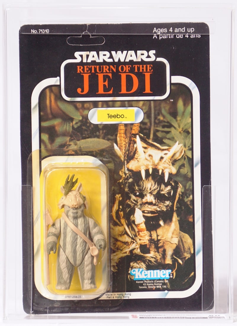 Star Wars Kenner Canada Carded Action Figure - Teebo: Star Wars Kenner Canada Carded Action Figure - Teebo, CAS 80 Grade, Cert #10201109, very good condition