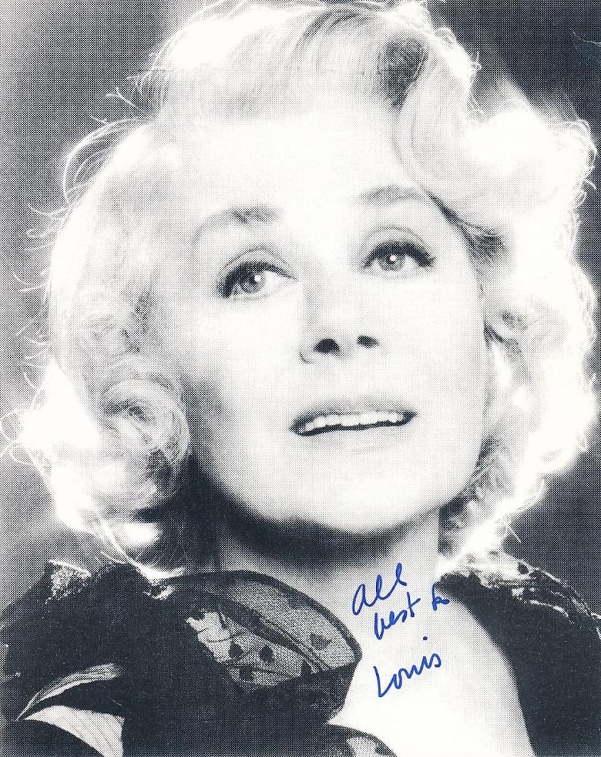 June Havoc - 4.25 x 5.25 Signed Photograph w/COA: June Havoc - 4.25 x 5.25 Signed Photograph w/COA. Black and white photograph signed in blue felt tip ink on the front by June Havoc with an ANS on the back also in blue felt tip ink by her. In good co