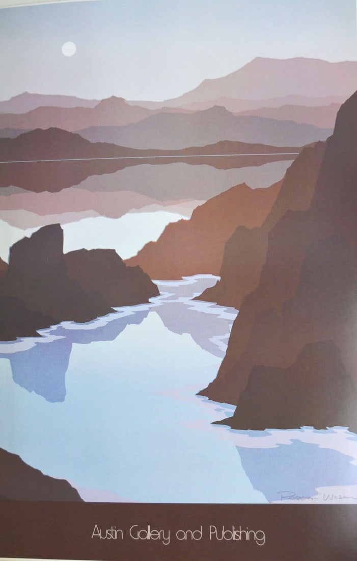 ROBERT WILSON - UNTITLED: ROBERT WILSON - UNTITLED, 24 X 36, GOOD CONDITION