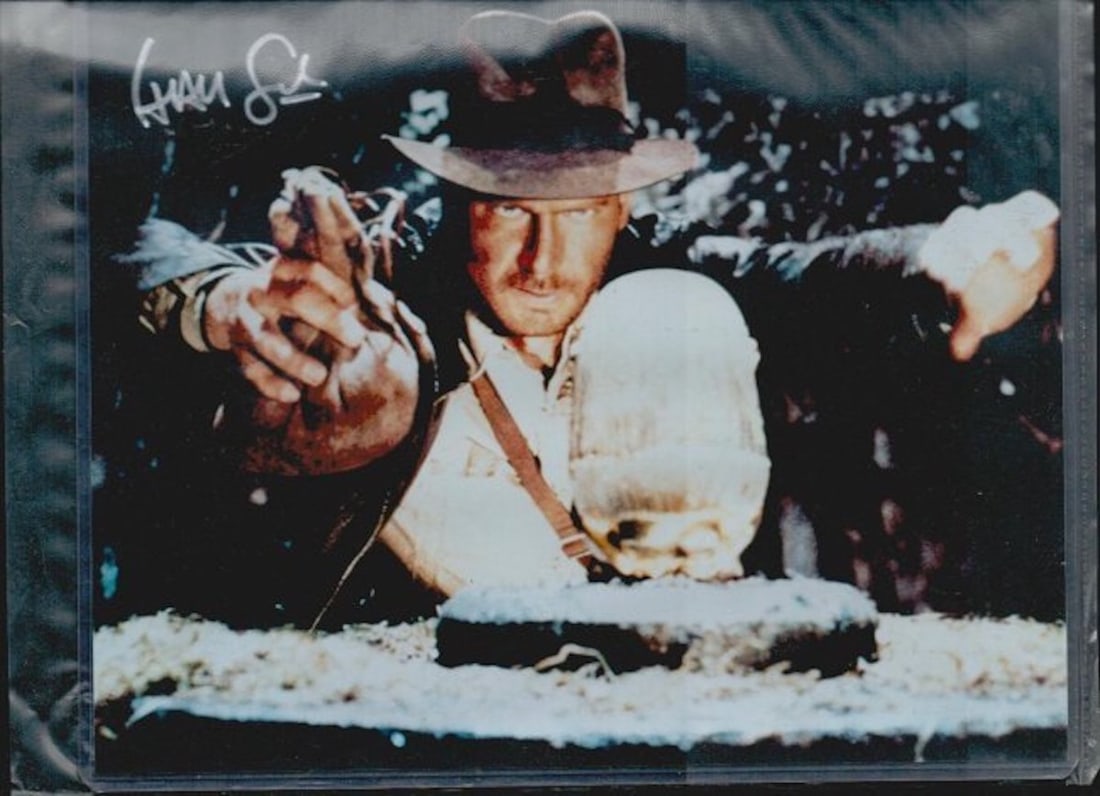 HARRISON FORD SIGNED 8 X 10 PHOTOGRAPH. THE: HARRISON FORD SIGNED 8 X 10 PHOTOGRAPH. THE AUTHENTICITY OF THIS ITEM IS GUARANTEED BY "5 STAR AUTHENTICATED".