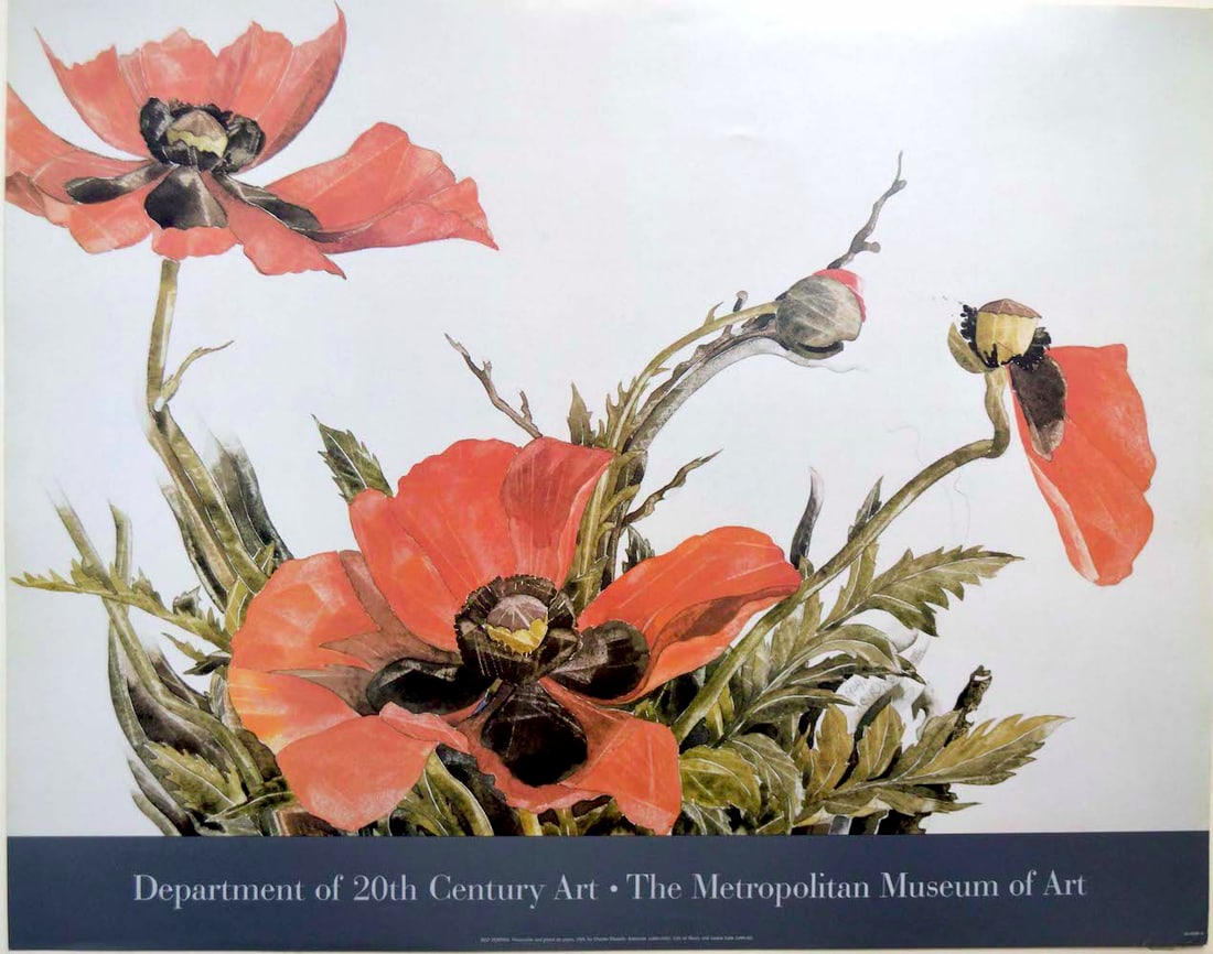 Charles Demuth "red Poppies" Auction