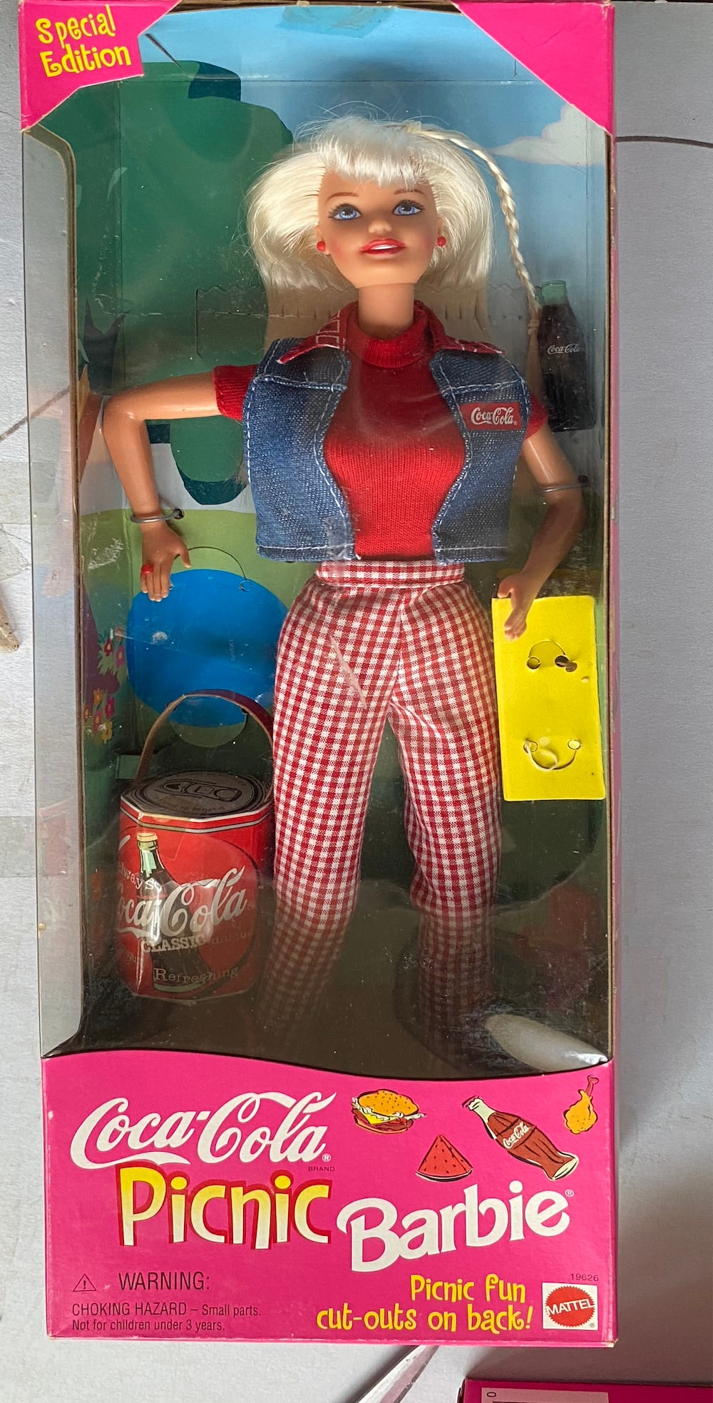 Barbie "Coca-Cola Picnic" Doll: Barbie "Coca-Cola Picnic" Doll. Special Edition. New. Complete and intact. (Box 7)