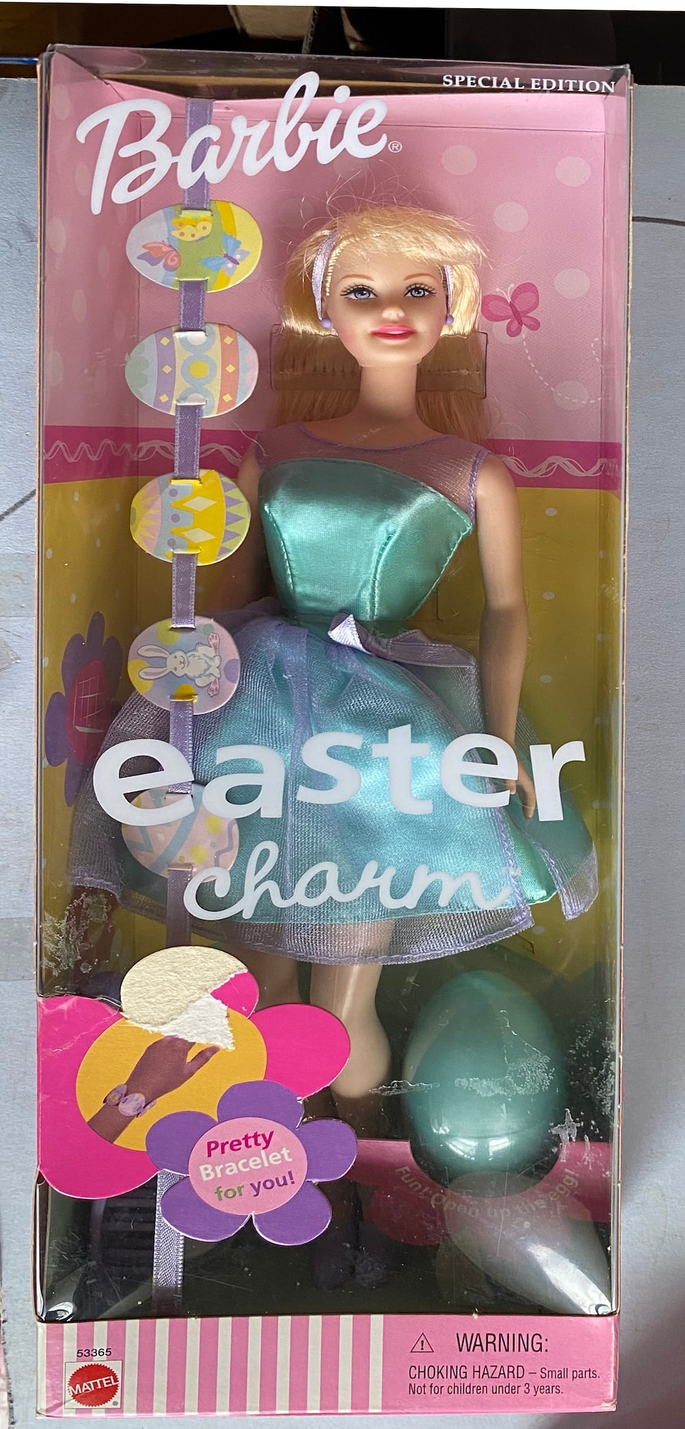 Barbie "Easter Charm" Doll: Barbie "Easter Charm" Doll. Special Edition. New. Complete and intact. (Box 7)
