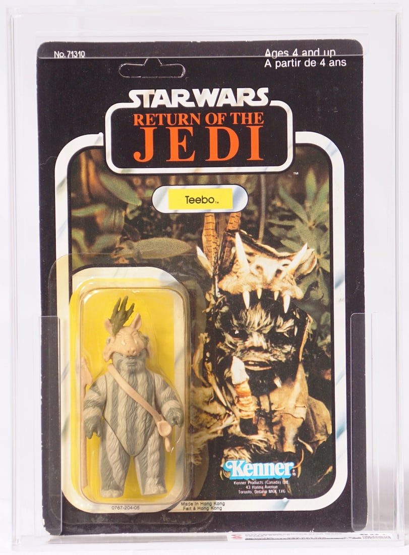 Star Wars Kenner Canada Carded Action Figure - Teebo: Star Wars Kenner Canada Carded Action Figure - Teebo, CAS 80+ Grade, Cert #10201110, very good condition