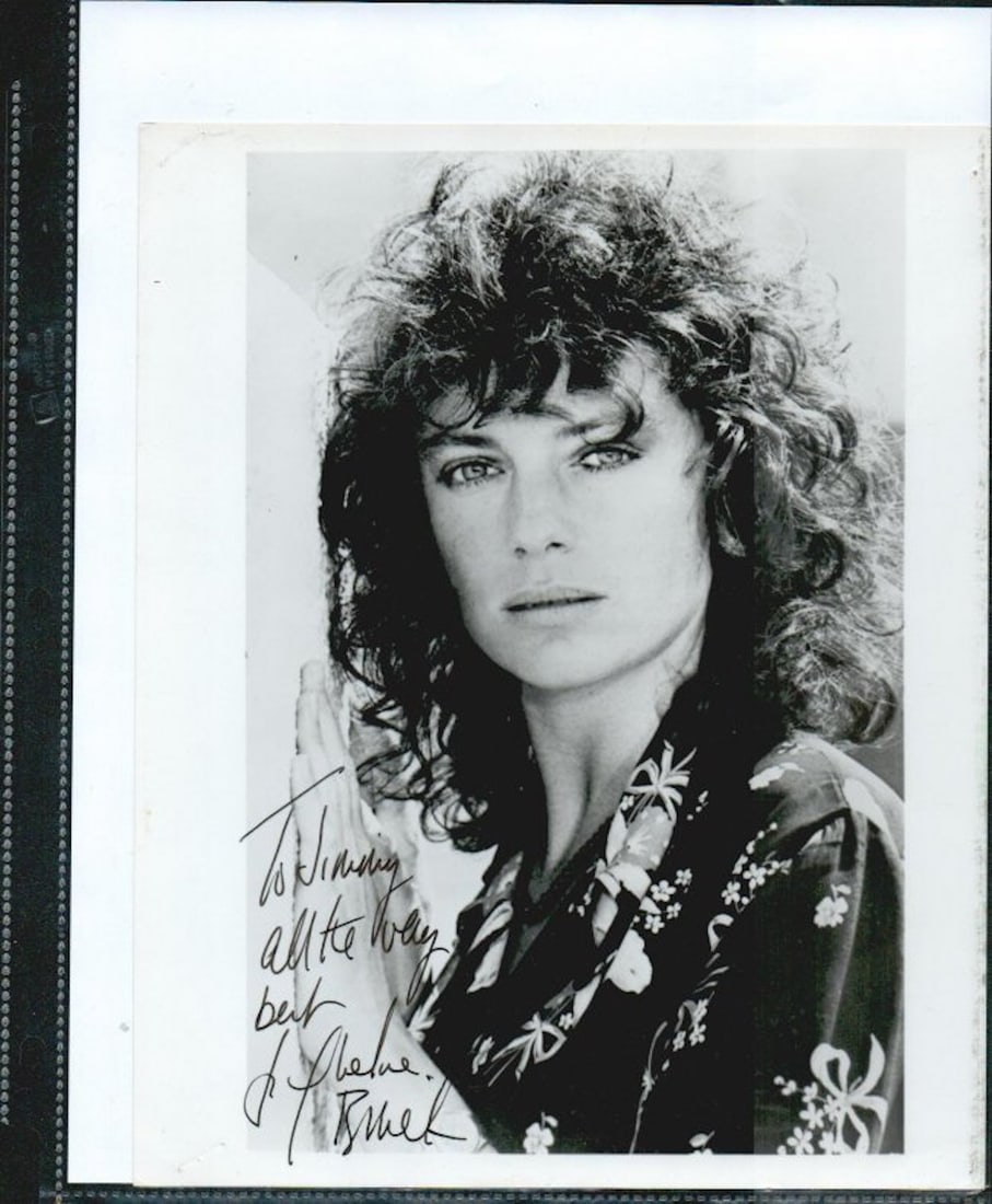 JACQUELINE BISSET SIGNED 8 X 10 PHOTOGRAPH. HERE IS AN: JACQUELINE BISSET SIGNED 8 X 10 PHOTOGRAPH. HERE IS AN 8 X 10 B/W GLOSSY PHOTOGRAPH INSCRIBED AND SIGNED BY JACQUELINE BISSET. SIGNED IN BLACK FELT TIP INK. COMES WITH A CERTIFICATE OF AUTHENTICITY FR
