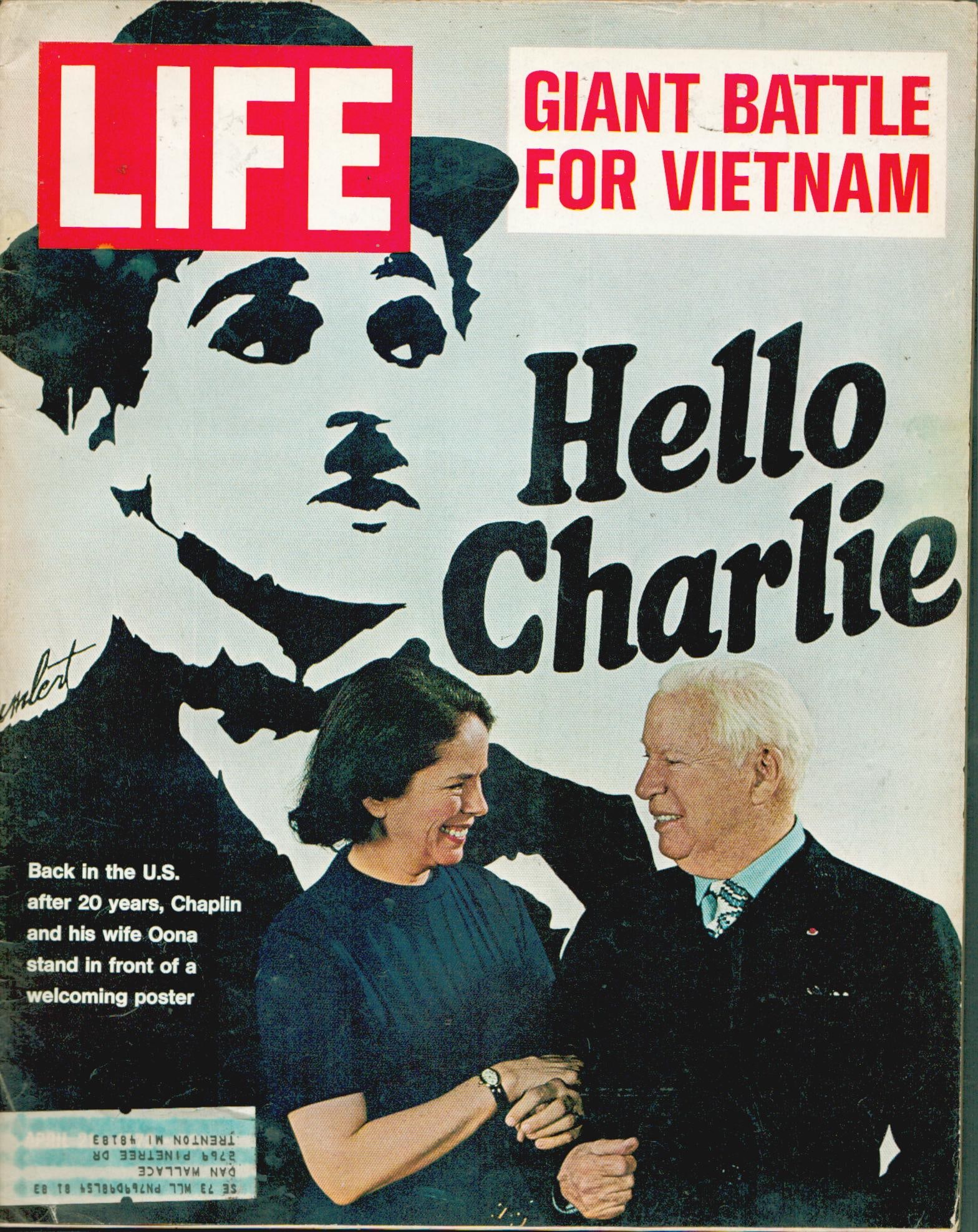 LIFE Magazine - Hello Charlie: LIFE Magazine - Hello Charlie , complete and intact