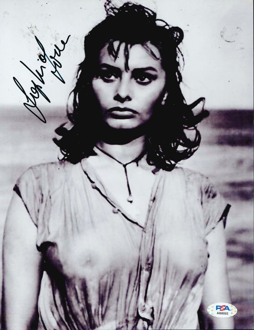 Sophia Loren - 8 x 10 Signed Photo w/COA: Sophia Loren - 8 x 10 Signed Photo w/COA. A signed photograph of Sophia Loren. Signed by her. Comes with COA. Very good condition