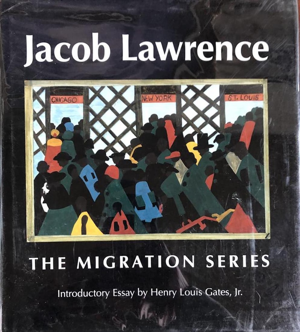 Jacob Lawrence- 1st edition signed hardbound book w/COA: Jacob Lawrence- 1st edition signed hardbound book w/COA. 1st edition hardbound book, "The Migration Series," signed on the title page by Jacob Lawrence. Dust jacket included. In very good condition. J