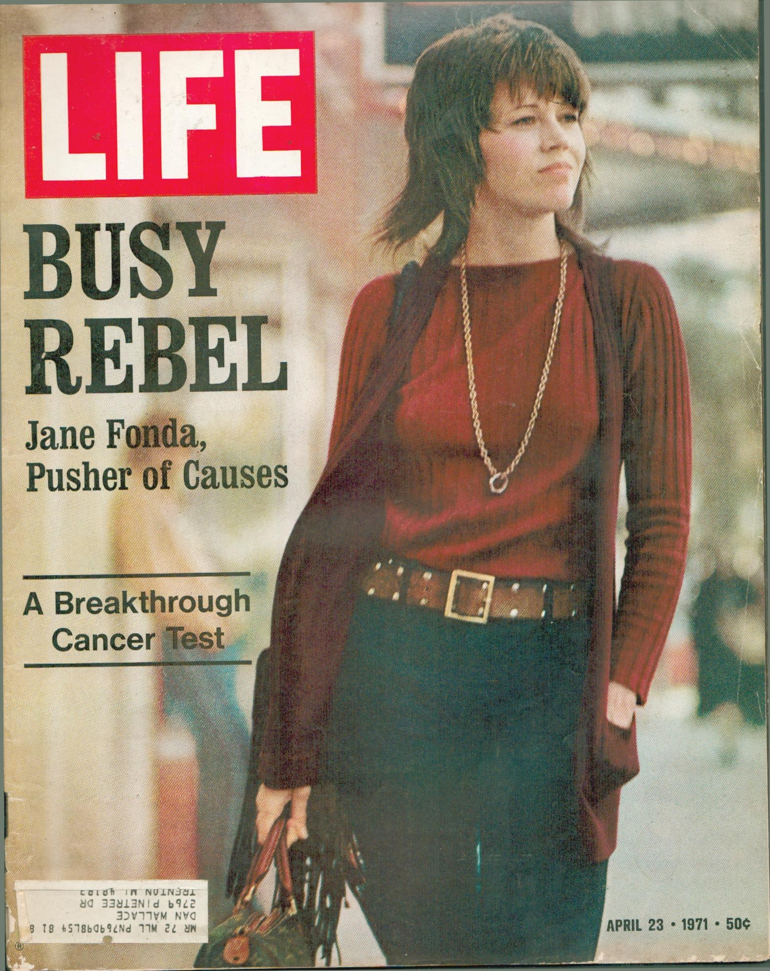 LIFE Magazine - Jane Fonda (1971): LIFE Magazine - Jane Fonda (1971), April 23, 1971, complete and intact