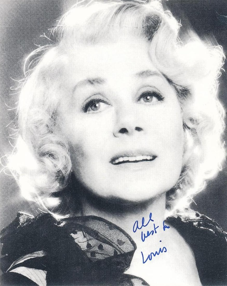 June Havoc - 4.25 x 5.25 Signed Photograph w/COA: June Havoc - 4.25 x 5.25 Signed Photograph w/COA. Black and white photograph signed in blue felt tip ink on the front by June Havoc with an ANS on the back also in blue felt tip ink by her. In good co