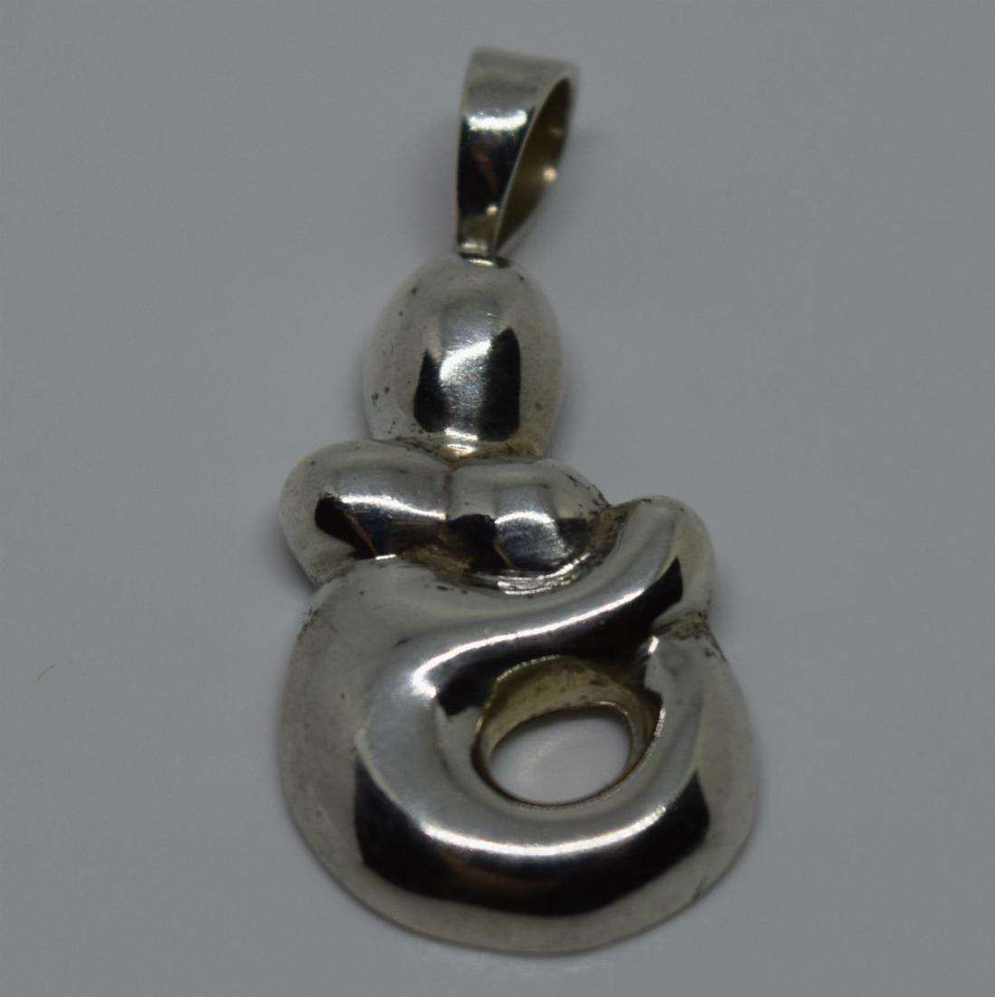 Sterling Silver Mother & Child Pendant (1 of 2)