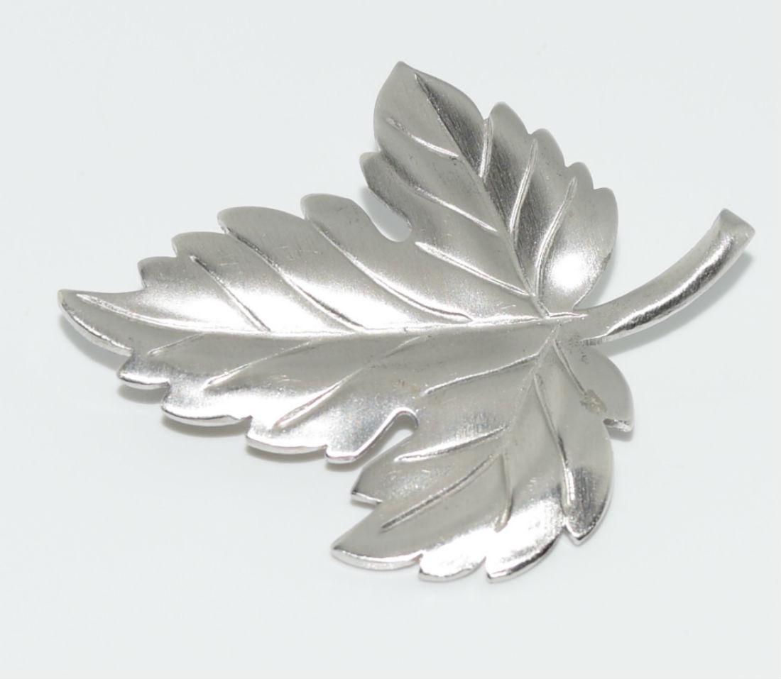 Tiffany & Co Sterling Silver Leaf Brooch (1 of 4)