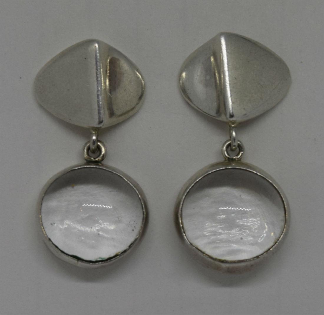 Sterling Silver Artisan Glass Earrings (1 of 4)