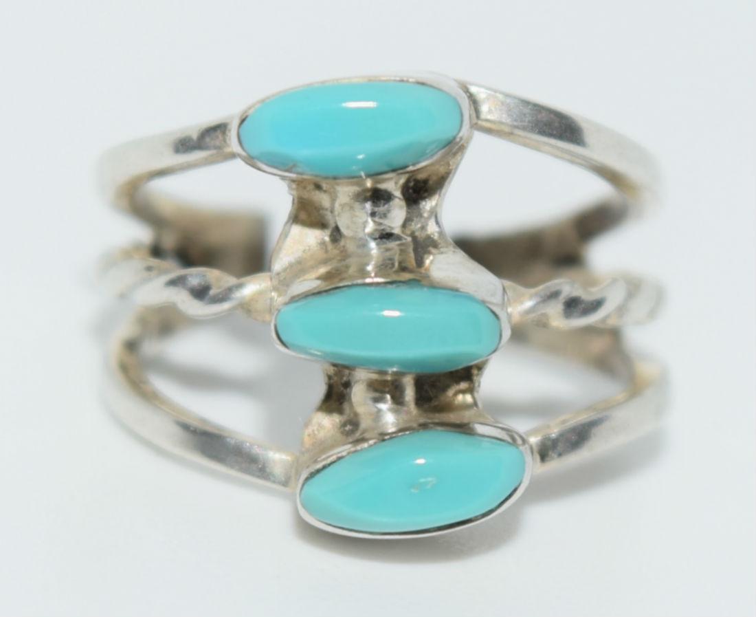 Sterling Silver Turquoise Cuff Earring (1 of 3)