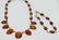 Vintage Sterling Amber Necklace & Bracelet Set - 4
