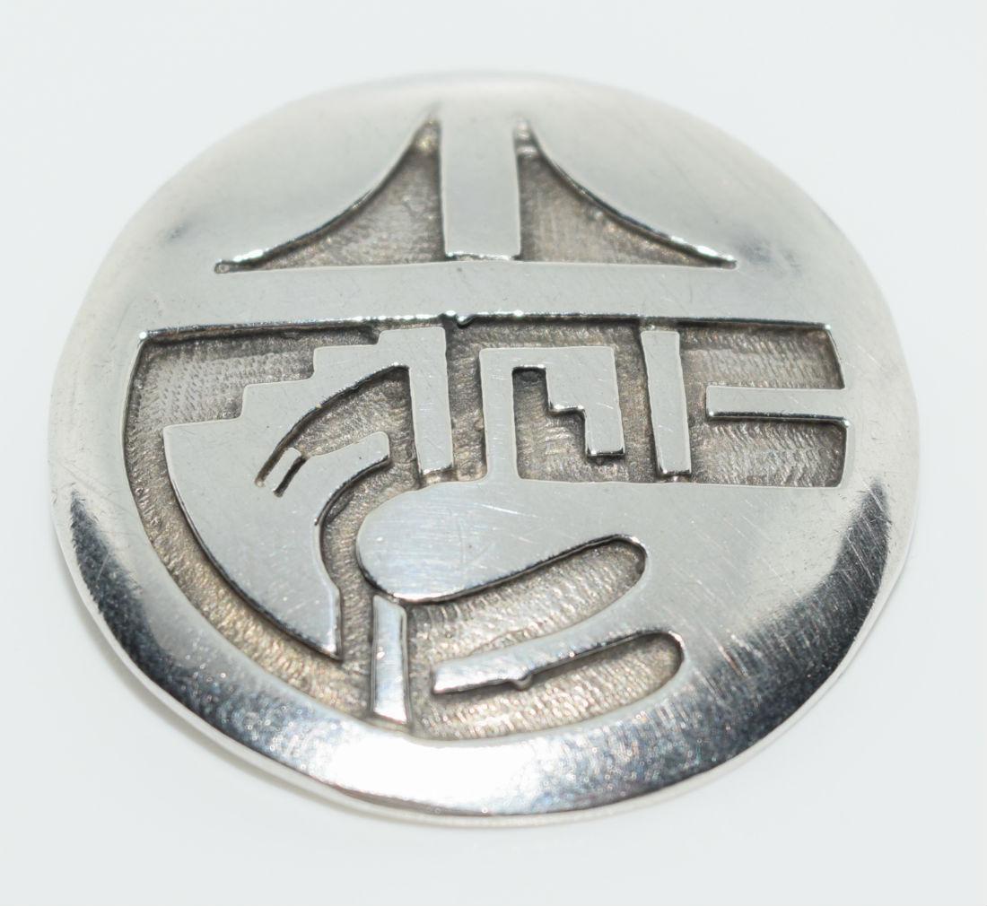Vtg Sterling Silver Brooch (1 of 2)