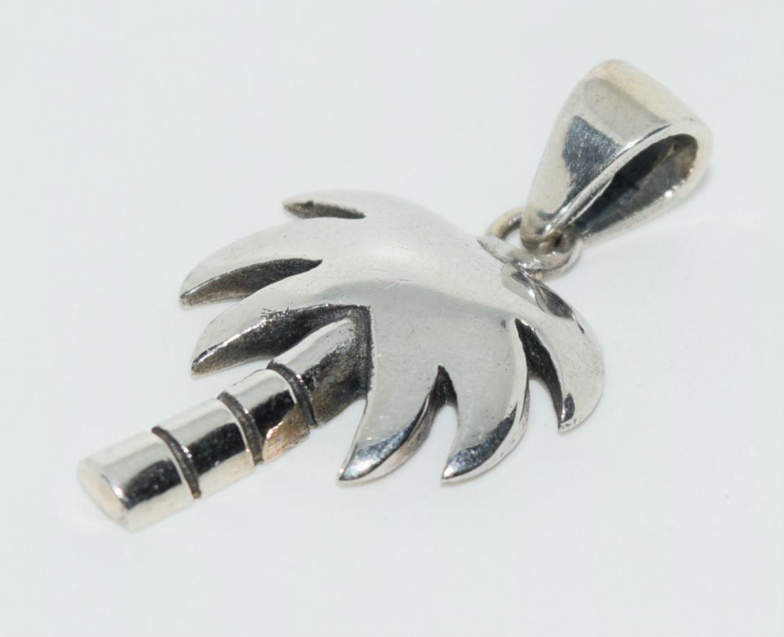Sterling Silver Palm Tree Pendant (1 of 3)