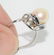 Vintage Sterling Silver Pearl Ring sz 5.5 - 3