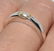 Sterling Silver Real Pearl Ring sz 8 - 4