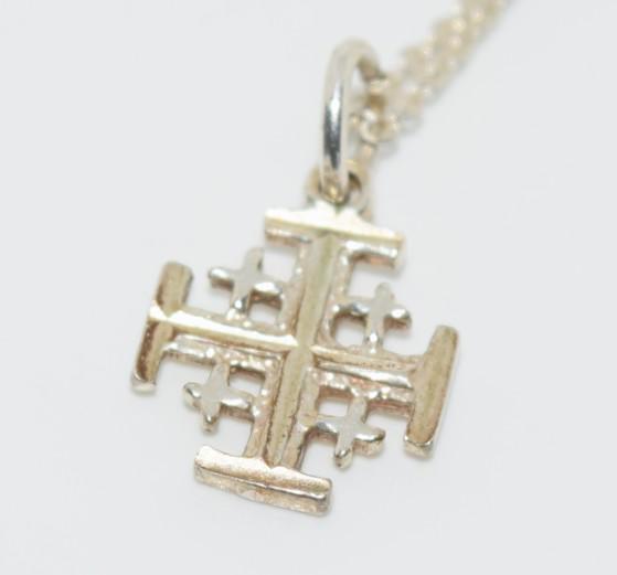 Sterling Religious Jerusalem Cross Necklace (1 of 3)