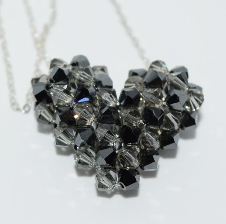 Sterling Silver Wired Heart Necklace: This necklace is 18” long and the heart measures 22x28mm.