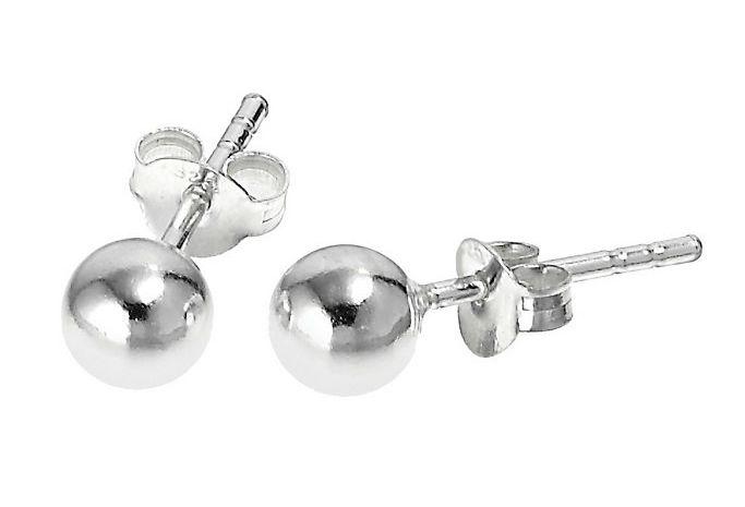 Sterling Silver 4mm Ball Post Earrings (1 of 3)
