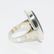 Large Oval Labradorite Sterling Ring - 3