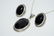 Sterling Silver Onyx Necklace & Earring Set - 2