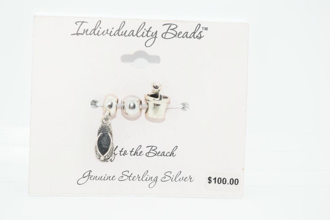Sterling Silver Beach Slide Charms (1 of 5)