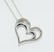 Sterling Silver Diamond Heart Necklace - 3