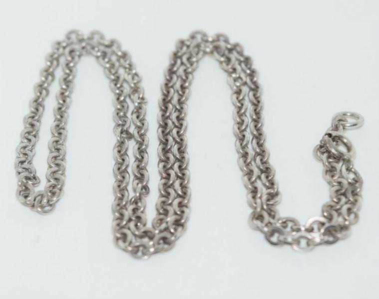 VTG Sterling Silver Link Chain Necklace (1 of 3)