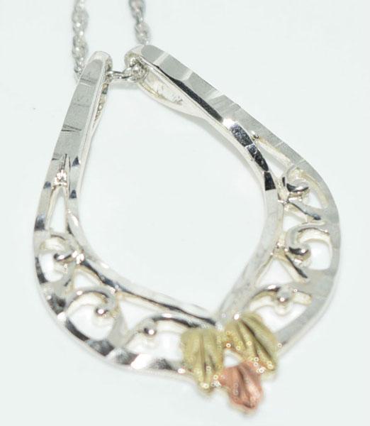 Sterling & 12K Gold Black Hills Necklace (1 of 4)