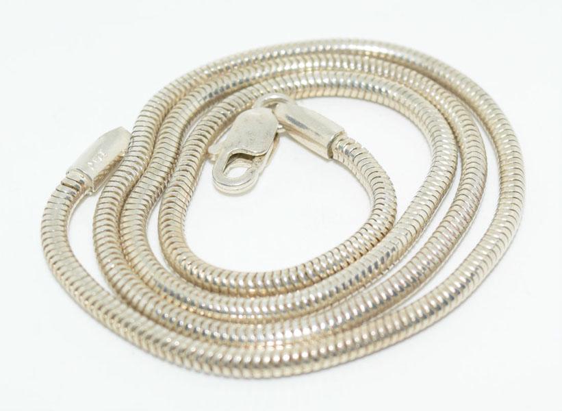 VTG Sterling Silver Snake Style Necklace (1 of 4)