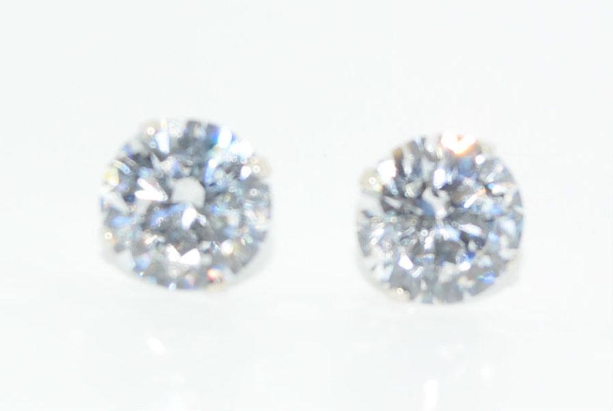 Sterling CZ Stone Stud Earrings (1 of 3)
