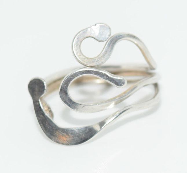 VTG Sterling Artisan Wrap Ring (1 of 4)