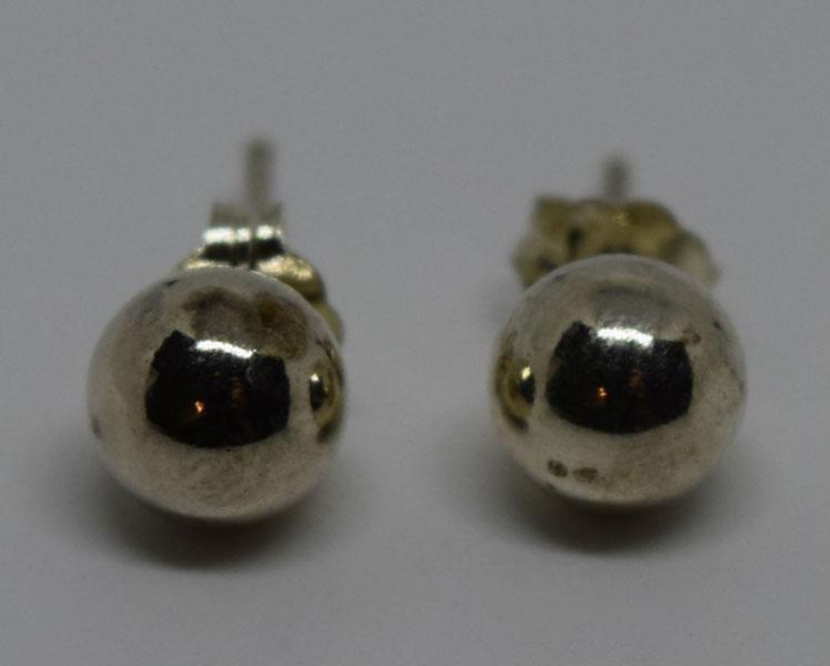 Sterling Silver 6mm Ball Post Earrings (1 of 2)
